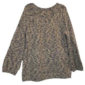 Lou & Grey Women's Eyelash Signature Soft Metallic Crew Neck Sweater Top Sz S